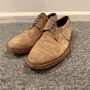 To Boot Men's Suede Oxford Shoes - Light Brown